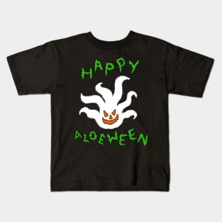 Happy Aloe-ween Halloween Kids T-Shirt